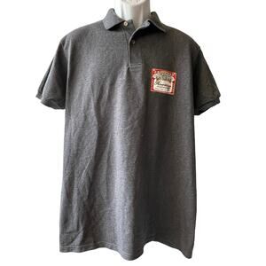 Hawaiian Surfrider Surf Shop Logo Polo Shirt Size Med